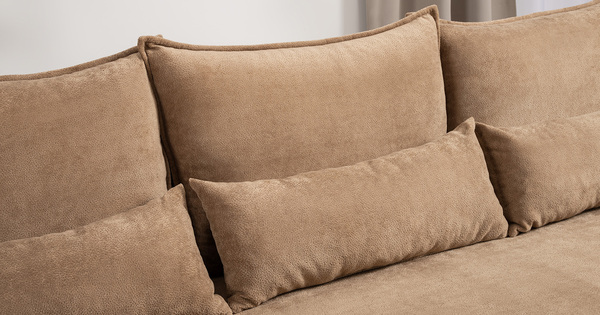 Диван-кровать прямой Берта ТД 772 велюр Mirage otter коричневый