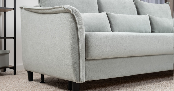 Диван-кровать прямой Берта ТД 773 велюр Mirage mint мятный