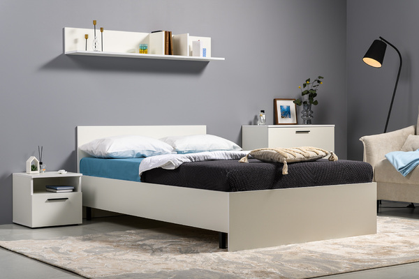 Спальня Эйр композиция 2 белый РЕ шагрень, спальное место 120 х 200