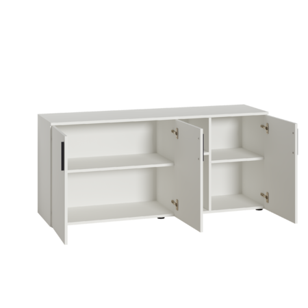 Гостиная Эйр композиция 2 белый PE шагрень, собирается на любую сторону