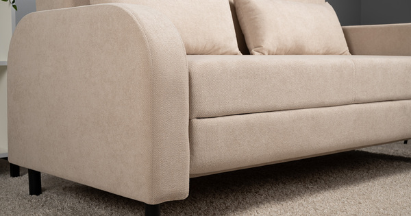 Диван-кровать прямой Киото ТД 780 велюр Epic 12 beige бежевый