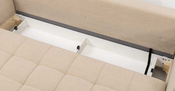 Диван-кровать прямой Невада ТД 569 велюр Vendetta 2 кремовый