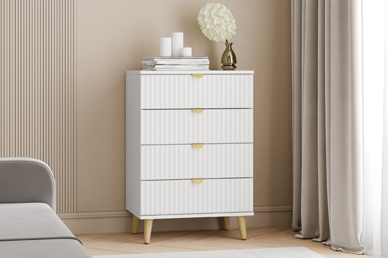 Комод Дакота НМ 040.18 меренга, белый