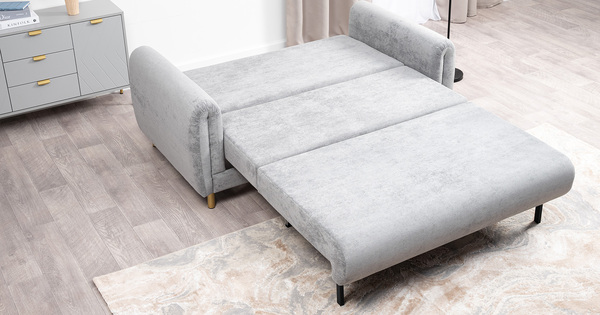 Диван-кровать прямой Оникс ТД 207 велюр Ocean 023 серый