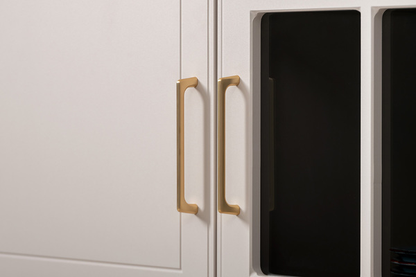 Шкаф-пенал Ричфорд 16.327.01 кашемир 5981 BS, моно керамика D166-2 ПВХ (собирается на любую сторону)