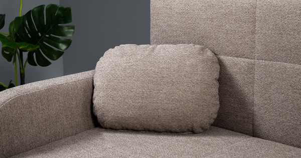 Диван-кровать прямой Тео (120) ТД 906 велюр Danco 290 бежевый