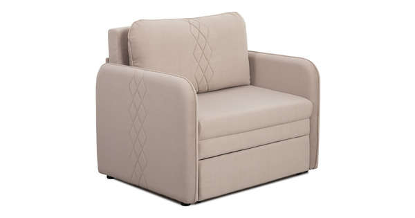 Кресло-кровать Юта (85) ТК 524 велюр Вивальди 4 серо-сливочный